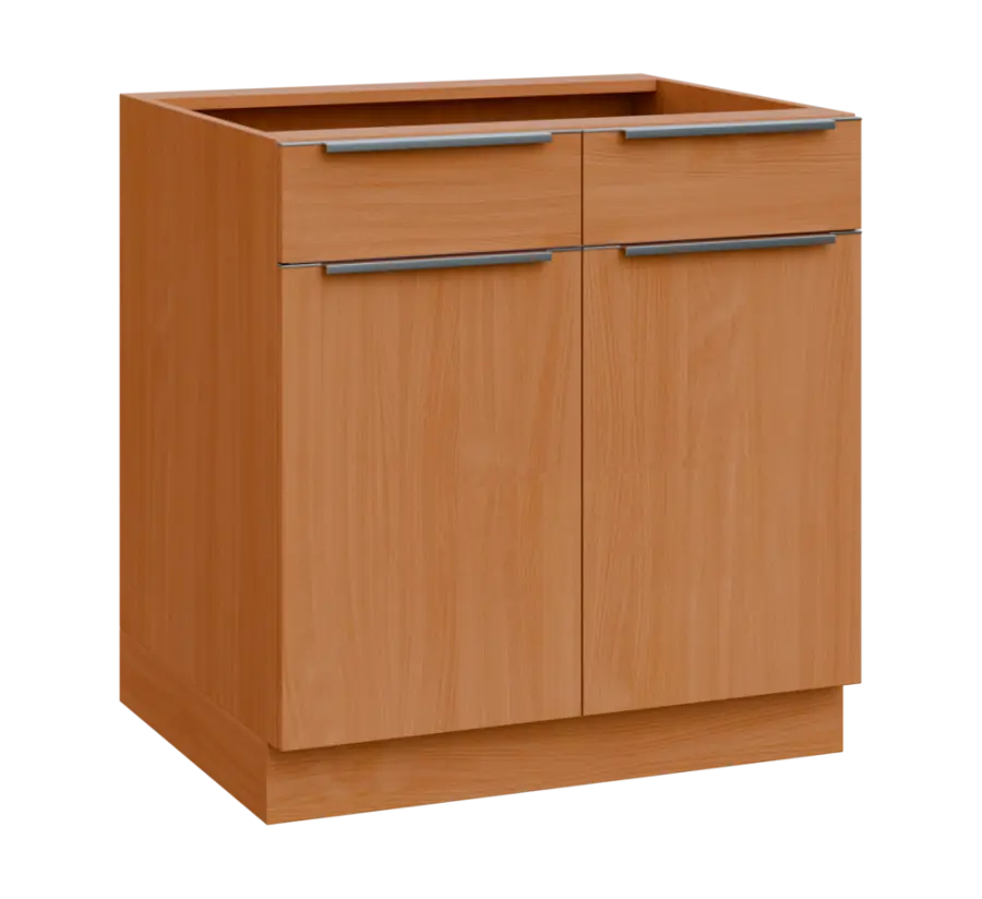 SIS - 8DZ2 spodní skříňka, 2-dveřová, 2-zásuvková, 870x800x600, buk royal